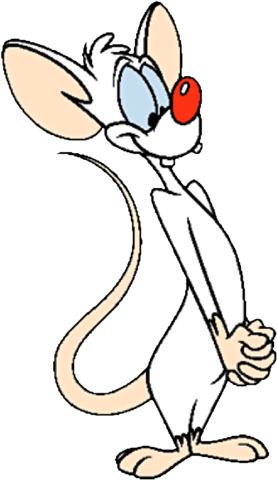 Pinky, personagem original do desenho, em sua aparência clássica.